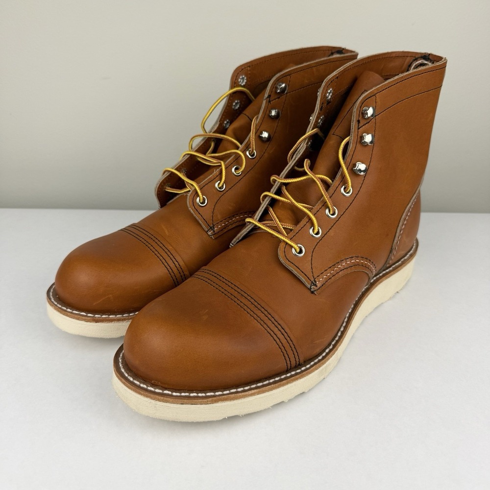 NEW Red Wing Iron Ranger 8089 Oro Leather Boots Men's Sz 10.5 D Made in USA